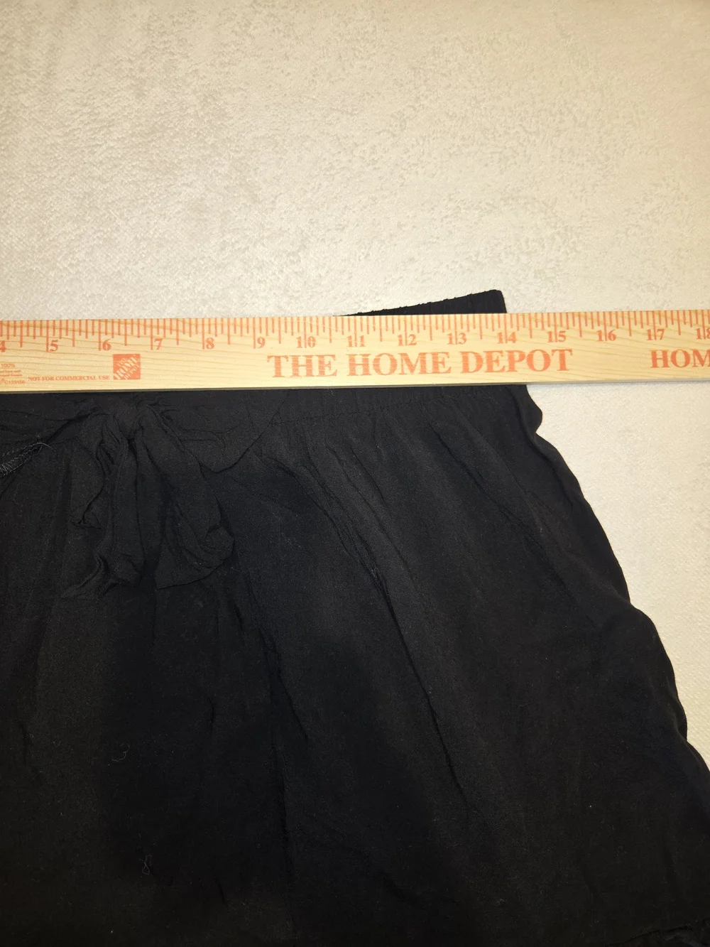 Wild Fable Women’s Black Ruffle Tie-Waist Mini Skirt